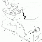 XL883C 4CP2 SPORTSTER 883 CUSTOM (2007) OIL TANK & FILTER