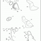 FXSTB 1JA5 NIGHT TRAIN (2007) SEATS (2 OF 2)