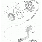 XL883 4CN2 SPORTSTER 883 (2007) ALTERNATOR & REGULATOR