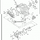 FXDC 1GV4 DYNA SUPER GLIDE CUSTOM (2007) TRANSMISSION BEARINGS & SIDE COVERS