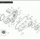 FXSTSSE 1PT9 CVO SOFTAIL SPRINGER (2007) PRIMARY HOUSING