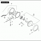 FXDSE 1PS8 CVO DYNA (2007) Фара