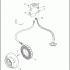 FLHTP 1FMM ELECTRA GLIDE STANDARD POLICE (2007) ALTERNATOR & REGULATOR