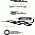 FXDC 1GV4 DYNA SUPER GLIDE CUSTOM (2007) FUEL TANK TRIM