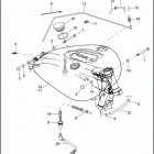 FXDC 1GV4 DYNA SUPER GLIDE CUSTOM (2007) Топливный бак
