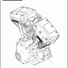 FLHRSE3 1PG8 CVO ROAD KING (2007) ENGINE ASSEMBLY