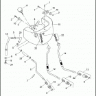FXSTB 1JA5 NIGHT TRAIN (2007) OIL TANK & LINES