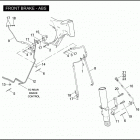 FLHTP 1FMM ELECTRA GLIDE STANDARD POLICE (2007) FRONT BRAKE - ABS