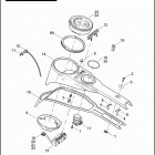 FLHRSE3 1PG8 CVO ROAD KING (2007) FUEL TANK CONSOLE