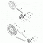 FXSTB 1JA5 NIGHT TRAIN (2007) BELTS, CHAINS, SPROCKETS