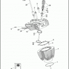 FLHRSE3 1PG8 CVO ROAD KING (2007) CYLINDERS, HEADS, & VALVES - NON JAPAN