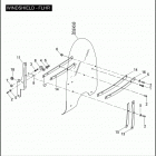 FLHR 1FB4 ROAD KING (2007) WINDSHIELD - FLHR