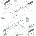 XL883 4CN2 SPORTSTER 883 (2007) Подножки