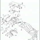 VRSCD 1HDZ VRSCD NIGHT ROD (2007) TAIL LAMP, REAR TURN SIGNALS, & LICENSE PLATE BRACKET