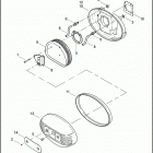 FLHTCUSE2 1PR8 CVO ULTRA CLASSIC (2007) Воздушный фильтр
