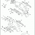 FXDC 1GV4 DYNA SUPER GLIDE CUSTOM (2007) FENDERS & FENDER COVERS