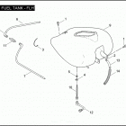 FLHTP 1FMM ELECTRA GLIDE STANDARD POLICE (2007) FUEL TANK - FLHTP