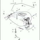 FXDSE 1PS8 CVO DYNA (2007) Топливный бак