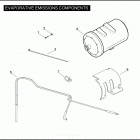 FXSTB 1JA5 NIGHT TRAIN (2007) EVAPORATIVE EMISSIONS COMPONENTS