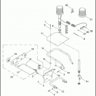 FLHTP 1FMM ELECTRA GLIDE STANDARD POLICE (2007) STROBE LAMPS - REAR LICENSE PLATE HOLDER