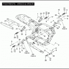 VRSCD 1HDZ VRSCD NIGHT ROD (2006) FOOTRESTS - VRSCD & VRSCR