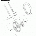VRXSE 7RC7 CVO VR DESTROYER (2006) Переднее колесо