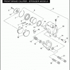 FLSTSC 1BRY SPRINGER CLASSIC (2006) FRONT BRAKE CALIPER - SPRINGER MODELS