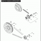 FXDWGI 1GP1 DYNA WIDE GLIDE (2006) BELTS, CHAINS, & SPROCKETS