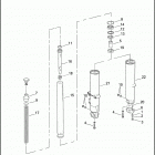 FLHRS 1FXV ROAD KING CUSTOM (2006) FRONT FORK - LEFT & RIGHT (NON-FAIRING MODELS)
