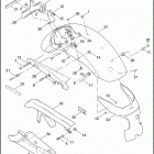 XL1200L 1CWP SPORTSTER 1200 LOW (2006) REAR FENDER & BELT GUARDS
