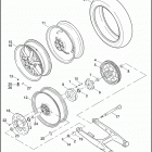 VRSCA 1HAZ VRSCA V-ROD (2006) Заднее колесо