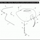 FLHTCI 1FFW ELECTRA GLIDE CLASSIC (2006) FUEL TANK - FUEL INJ. FLHTCUI, FLHTCI, FLHTI, FLHXI & FL...