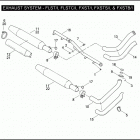 FXSTB 1BTY NIGHT TRAIN (2006) EXHAUST SYSTEM - FLST / I, FLSTC / I, FXST / I, FXSTS / ...