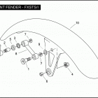 FXSTS 1BLY SPRINGER SOFTAIL (2006) FRONT FENDER - FXSTS / I