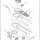 FLHRS 1FXV ROAD KING CUSTOM (2006) FUEL TANK INSTRUMENTS - FLHRS & FLHRSI