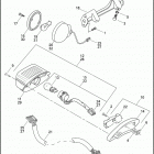 FLHTPI 1FMW ELECTRA GLIDE STANDARD POLICE (2006) TAIL LAMP & REAR TURN SIGNALS