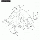 FLSTFSE2 1PNF CVO FAT BOY (2006) Задний бампер