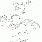 VRSCSE2 1PPG CVO V-ROD (2006) TAIL LAMP, REAR TURN SIGNALS, & LICENSE PLATE     BRACKE...