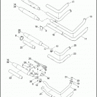FXSTD 1BSY SOFTAIL DEUCE (2006) EXHAUST SYSTEM - FLSTF / I, FLSTN / I, & FXSTD / I
