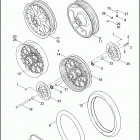 FLHTCI 1FFW ELECTRA GLIDE CLASSIC (2006) Переднее колесо