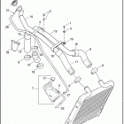 VRSCA 1HAZ VRSCA V-ROD (2006) COOLANT HOSES  /  BOTTLE