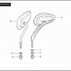 FLHTCUSE 1PRE CVO ULTRA CLASSIC (2006) Зеркало