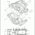 VRSCA 1HAZ VRSCA V-ROD (2006) CRANKCASE - UPPER & LOWER
