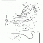FLHTCUSE 1PRE CVO ULTRA CLASSIC (2006) FUEL TANK CONSOLE
