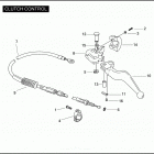 FXSTD 1BSY SOFTAIL DEUCE (2006) Привод управления сцеплением