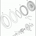 FXDWGI 1GP1 DYNA WIDE GLIDE (2006) FRONT WHEEL - LACED
