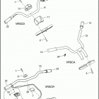 VRSCA 1HAZ VRSCA V-ROD (2006) HANDLEBAR & THROTTLE CONTROL