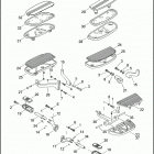 FLHTCI 1FFW ELECTRA GLIDE CLASSIC (2006) FOOTBOARDS & FOOTPEGS