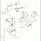 FXSTB 1BTY NIGHT TRAIN (2006) FUEL TANK - CARBURETOR