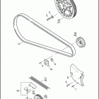 XL1200L 1CWP SPORTSTER 1200 LOW (2006) BELTS & SPROCKETS